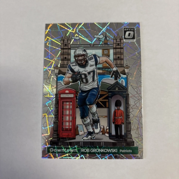 2023 DONRUSS OPTIC FOOTBALL ROB GRONKOWSKI INTERNATIONAL DOWNTOWN SSP Case Hit