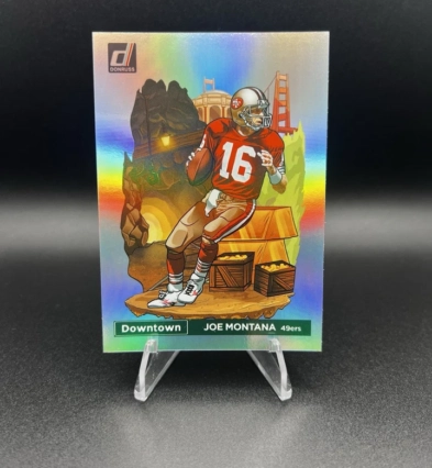 2023 Panini Donruss Joe Montana Downtown! SSP Case Hit - San Francisco 49ers