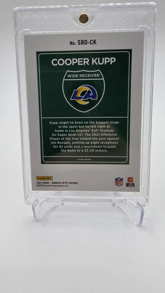 2023 Cooper Kupp Panini Donruss Optic Super Bowl Downtown #SBD-CK Rams - Image 2