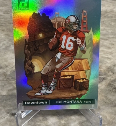 2023 Panini Donruss - Downtown! Joe Montana SSP Case Hit! San Fransisco 49ers.