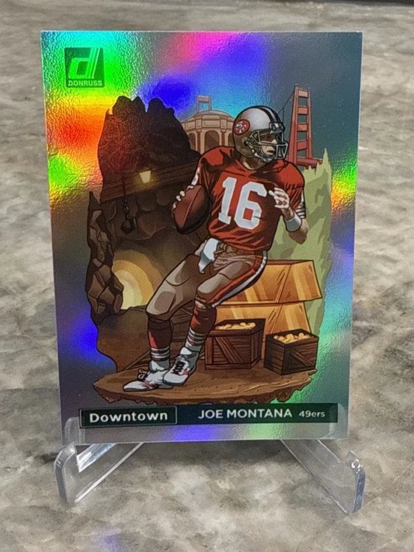2023 Panini Donruss - Downtown! Joe Montana SSP Case Hit! San Fransisco 49ers.
