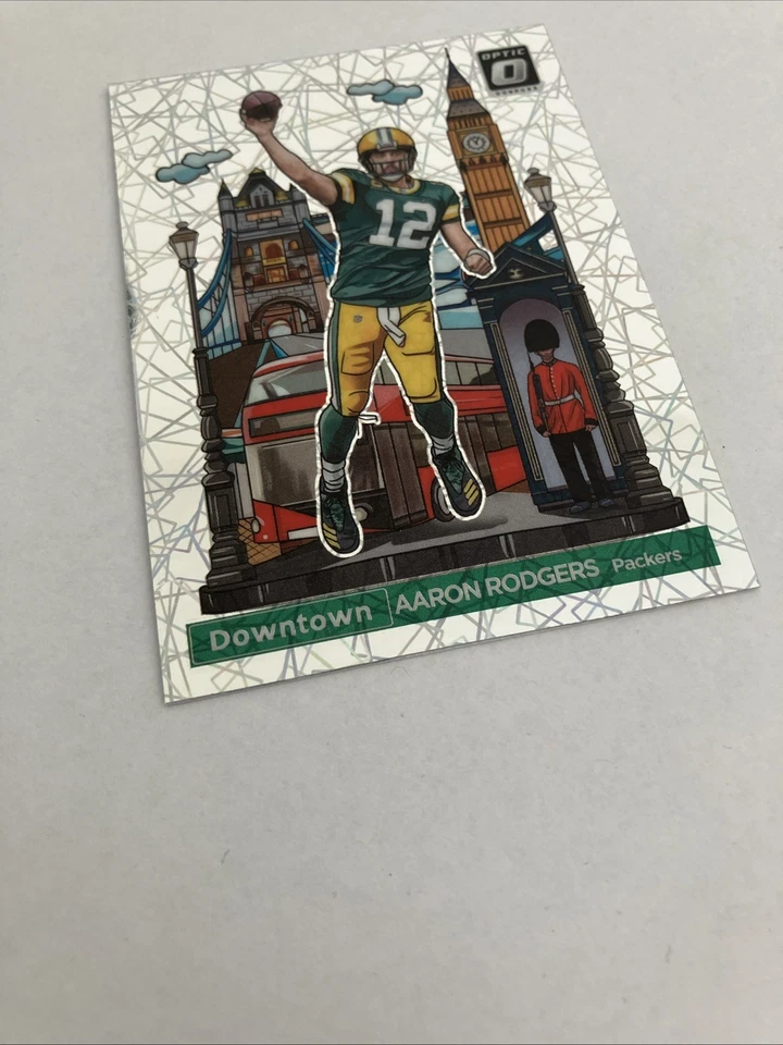 2023 PANINI DONRUSS OPTIC INTERNATIONAL DOWNTOWN #4 AARON RODGERS - Image 5