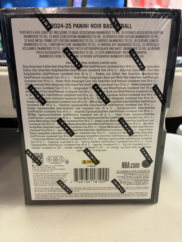 2025 Panini NOIR Hobby Box - Image 2