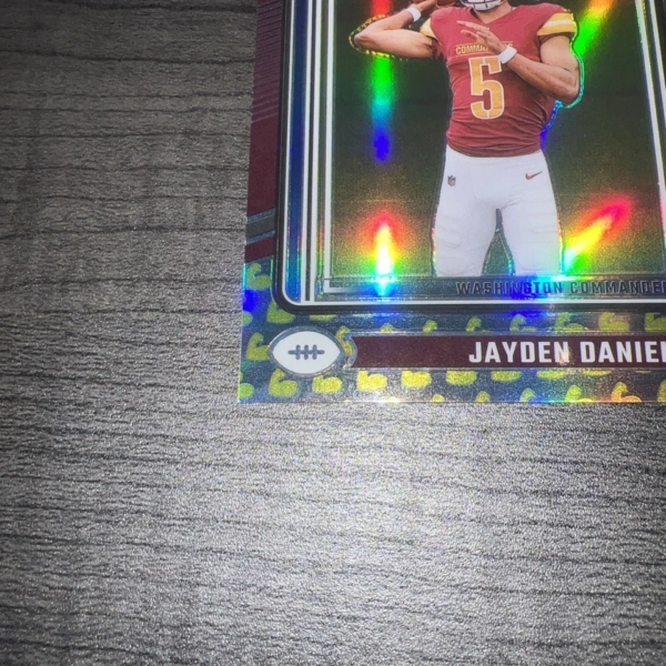 2024 Panini Donruss Optic JAYDEN DANIELS #13/149 Flex Emoji Rated Rookie RC SP - Image 10