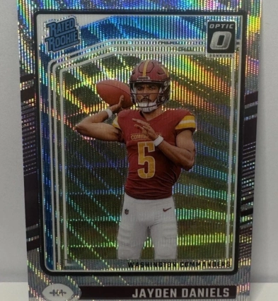 2024 Panini Donruss Optic Rated Rookie Jayden Daniels #248 Wave Prizm /300