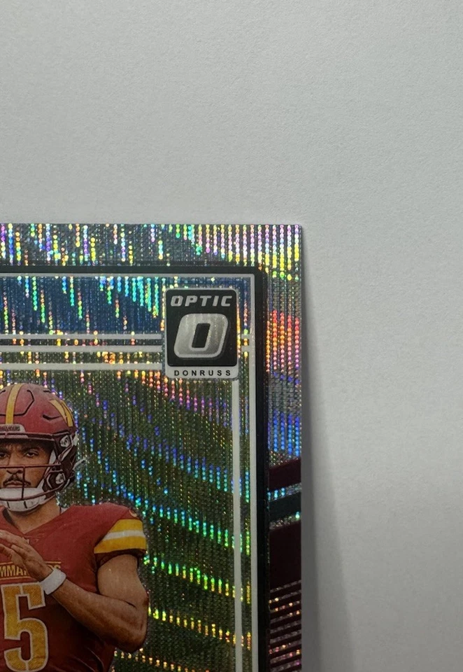 2024 Panini Donruss Optic Rated Rookie Jayden Daniels #248 Wave Prizm /300 - Image 6