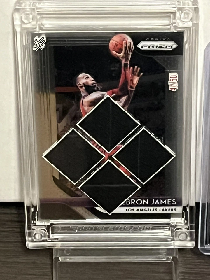 SHOHEI OHTANI ROOKIE JERSEY CARD #06/49 + LEBRON JAMES JERSEY CARD PRIZM 04/50 ! - Image 5