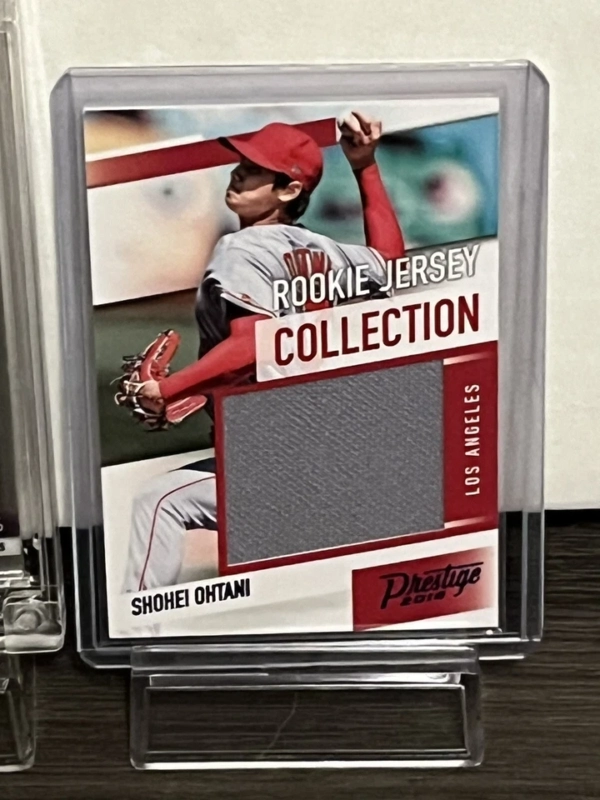 SHOHEI OHTANI ROOKIE JERSEY CARD #06/49 + LEBRON JAMES JERSEY CARD PRIZM 04/50 ! - Image 4