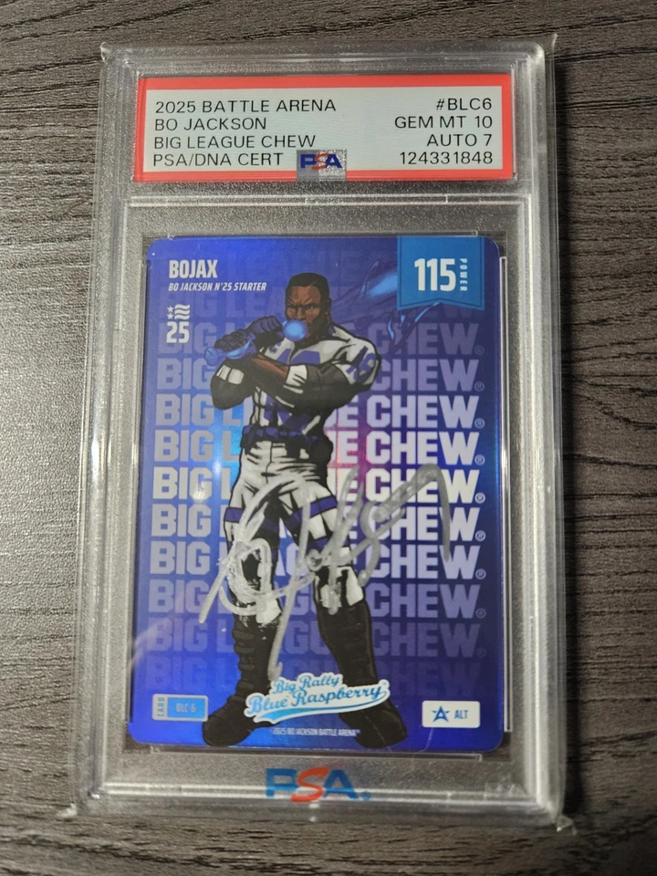 POP 1 2025 Bo Jackson AUTO "BLC" Battle Arena Card – PSA GEM MT 10