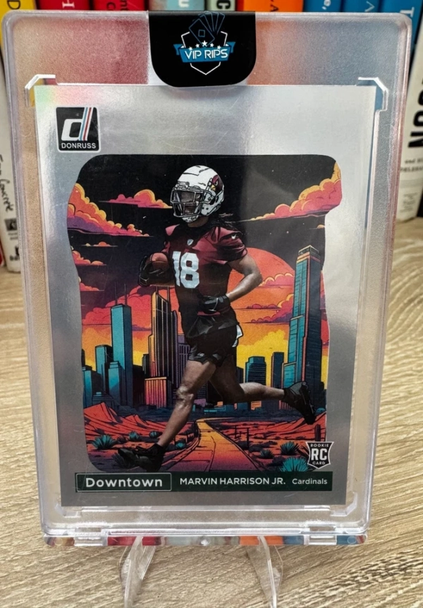 Marvin Harrison Jr 2024 Donruss Downtown #12 SSP Case Hit Rookie Cardinals ARI