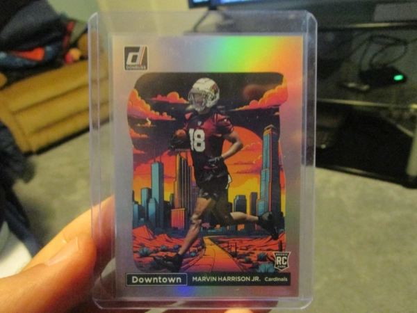 2024 PANINI DONRUSS MARVIN HARRISON JR. DOWNTOWN RC #12 - READ - Image 6