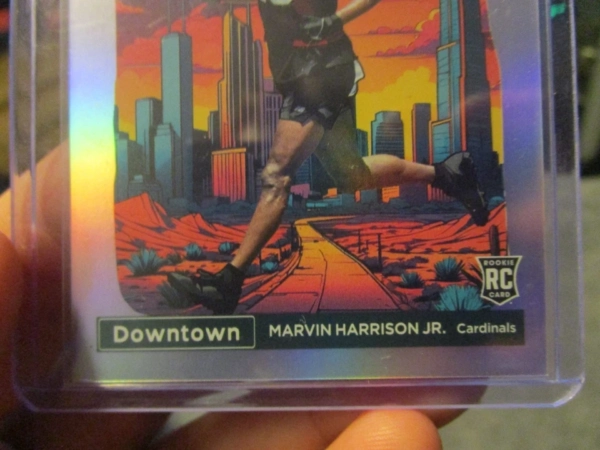 2024 PANINI DONRUSS MARVIN HARRISON JR. DOWNTOWN RC #12 - READ - Image 4