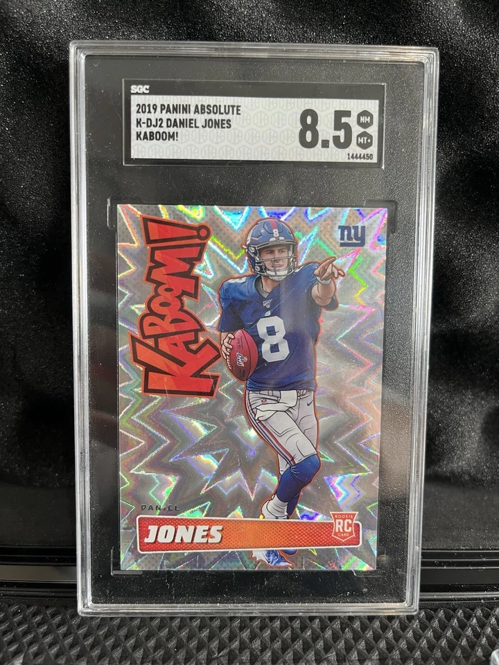 2019 Panini Absolute Daniel Jones #K-DJ2 Rookie KABOOM RC! SGC 8.5