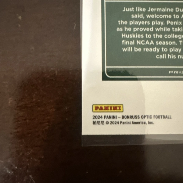 2024 Panini Donruss Optic Michael Penix Jr Downtown RC #14 SSP Case Hit - Image 5