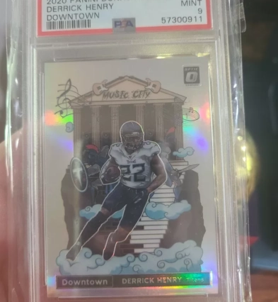 2020 Optic Derrick Henry Downtown PSA 9 1st Graded at PSA.