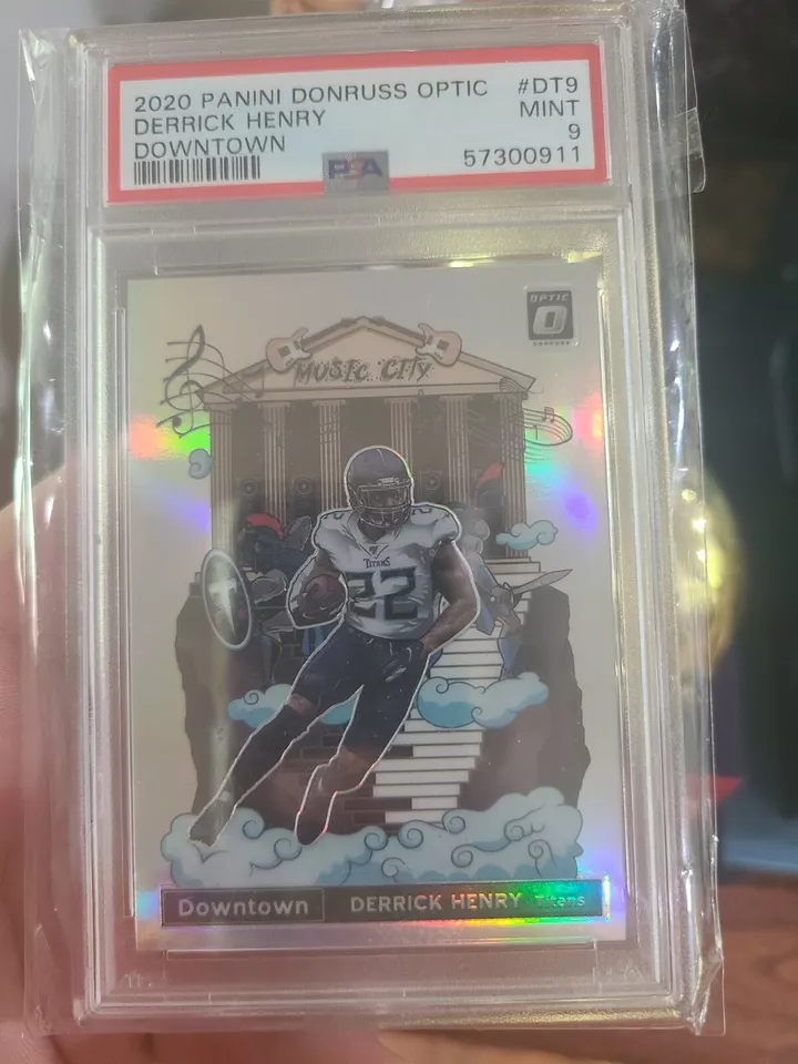 2020 Optic Derrick Henry Downtown PSA 9 1st Graded at PSA.