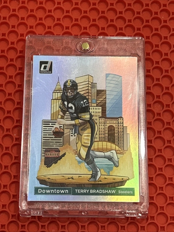 2024 Panini Donruss - Downtown! Terry Bradshaw #10 - Image 3