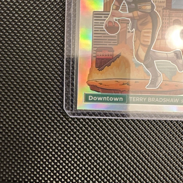 TERRY BRADSHAW 2024 DONRUSS OPTIC DOWNTOWN CASE HIT SSP PITTSBURGH STEELERS - Image 8