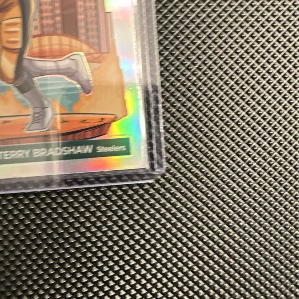 TERRY BRADSHAW 2024 DONRUSS OPTIC DOWNTOWN CASE HIT SSP PITTSBURGH STEELERS - Image 7