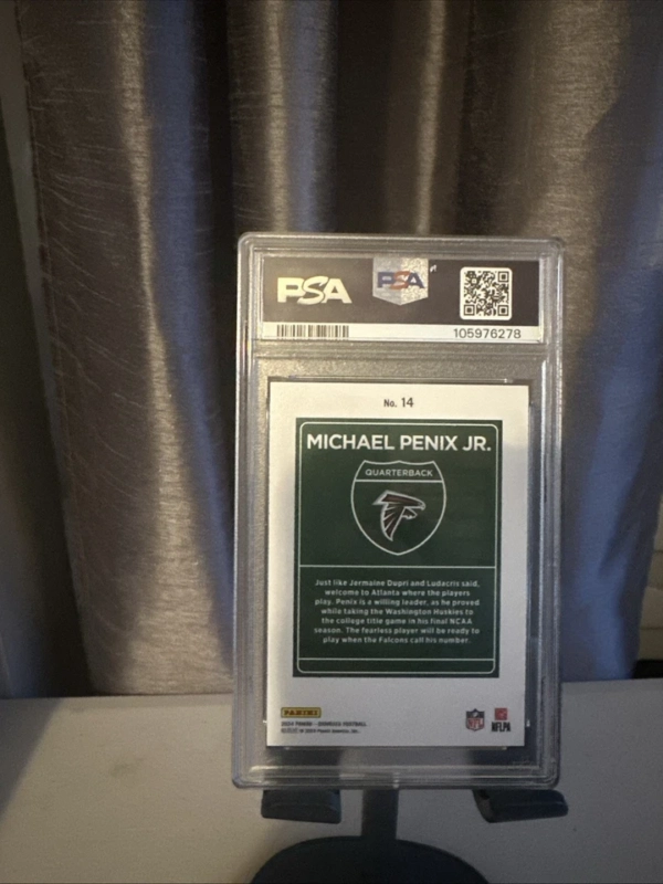 2024 Panini Donruss - Downtown! Michael Penix Jr. #14 (RC) - Image 2