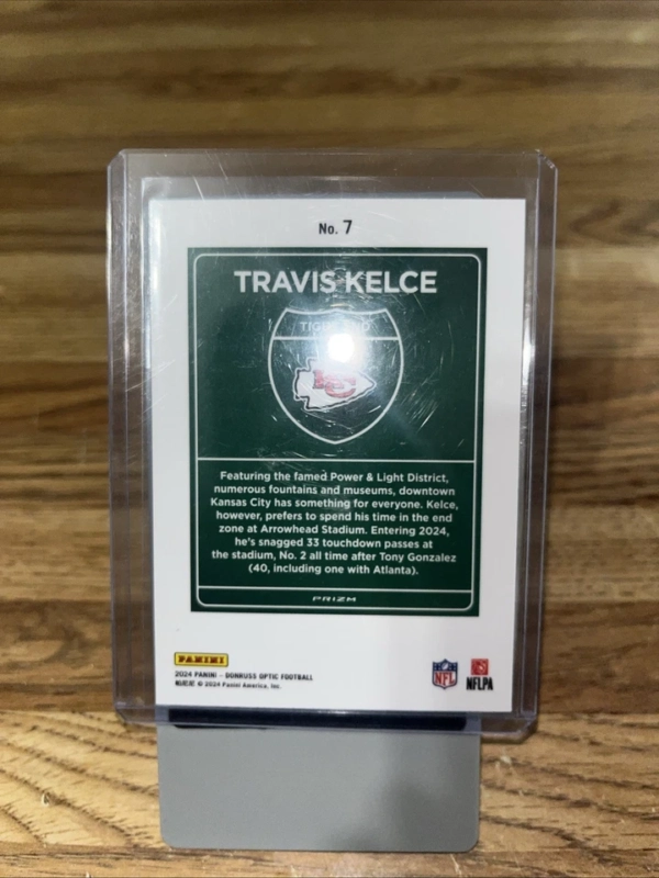 2024 Panini Donruss Optic - Downtown! Travis Kelce #7 - Image 2