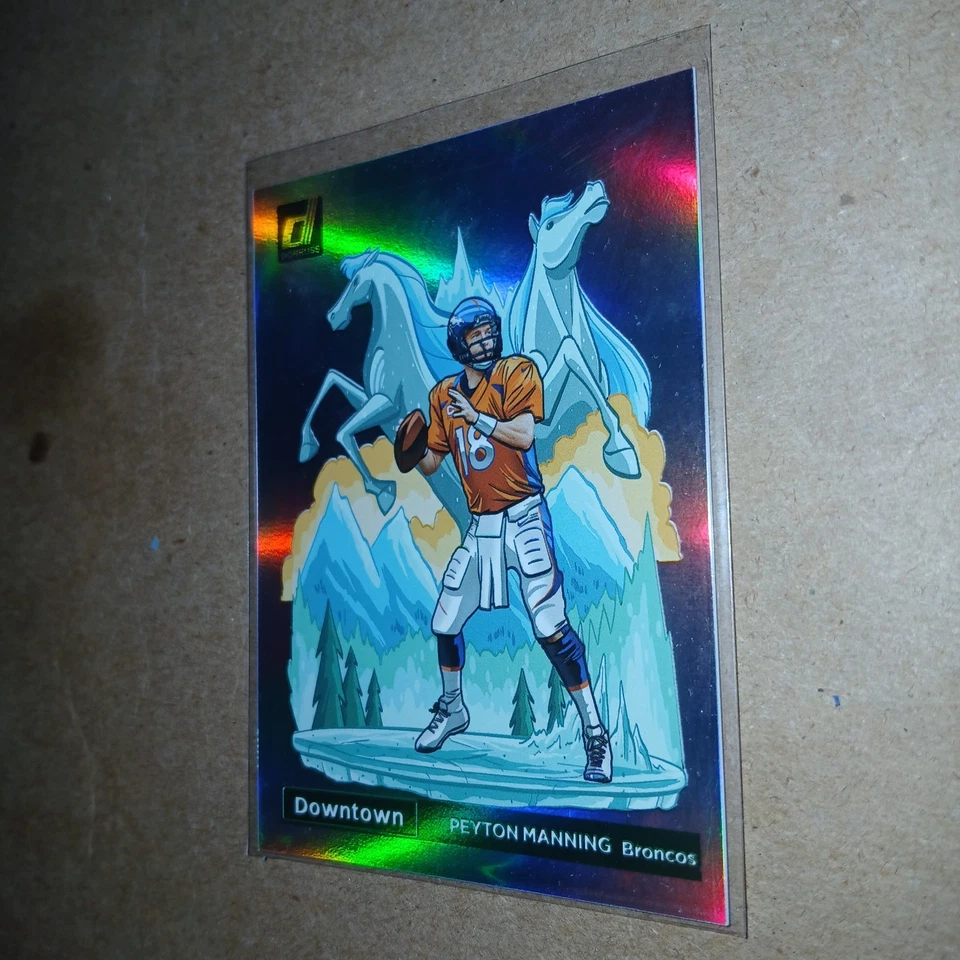 Peyton Manning 2023 Panini Donruss Downtown! Denver Broncos PULLED PACK FRESH! - Image 7