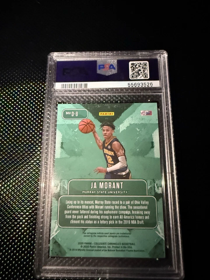 Ja Morant Downtown PSA 10!!!! 2020 Panini Prizm DP Gem Mint 10 Downtown!! - Image 2
