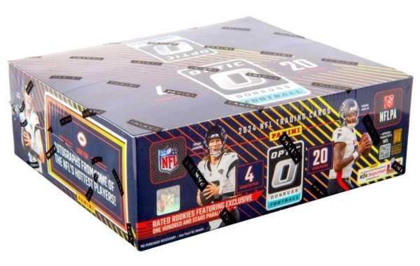 2024 Panini Donruss OPTIC Football NFL 20 PACK BOX - IN HAND DOWNTOWN UPTOWN - Image 2