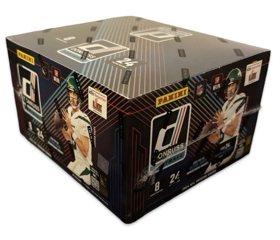 2024 DONRUSS FOOTBALL NFL RETAIL BOX 24 PACK NEW FACTORY SEALED DOWNTOWN IN HAND - Image 4