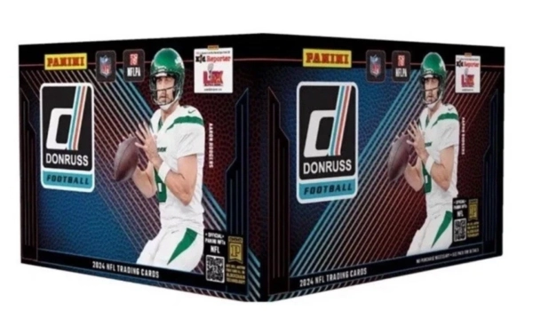 2024 DONRUSS FOOTBALL NFL RETAIL BOX 24 PACK NEW FACTORY SEALED DOWNTOWN IN HAND - Image 2
