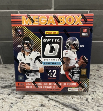 2024 Panini Donruss Optic Football Factory Sealed Mega Box Downtown Lot x10 NEW