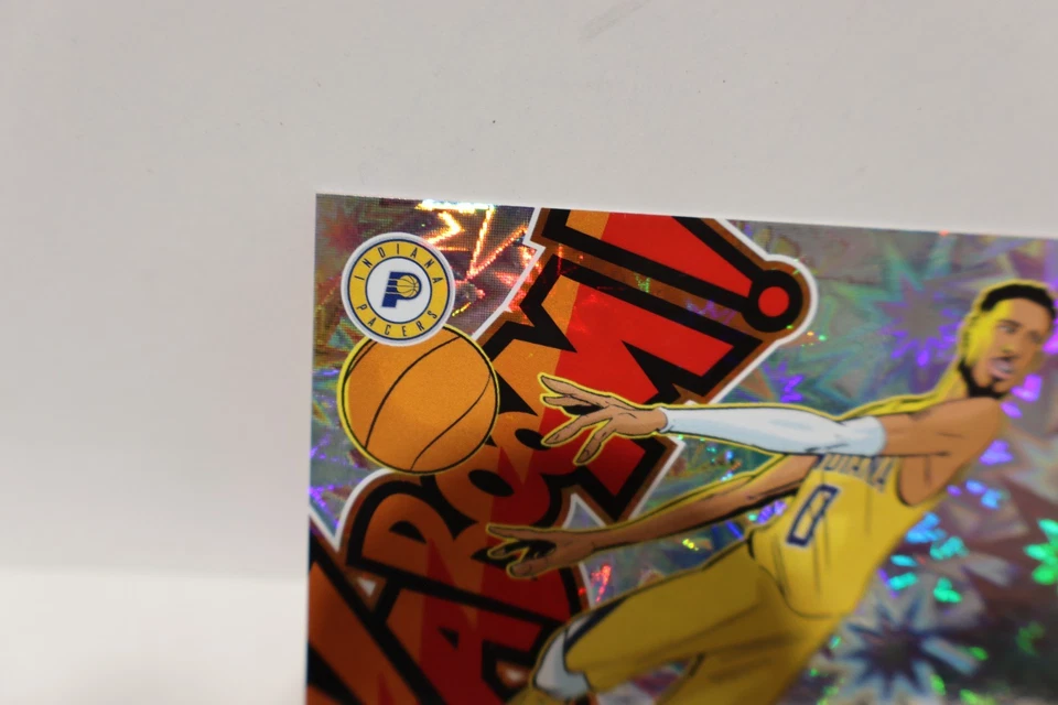 2024-25 Panini Revolution Basketball Horizontal Kaboom! Tyrese Haliburton #5. - Image 10