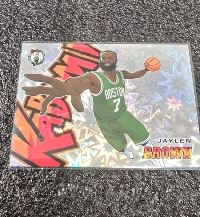 2024-25 Panini Revolution Boston Celtics Jaylen Brown Horizontal KABOOM! #6 SSP