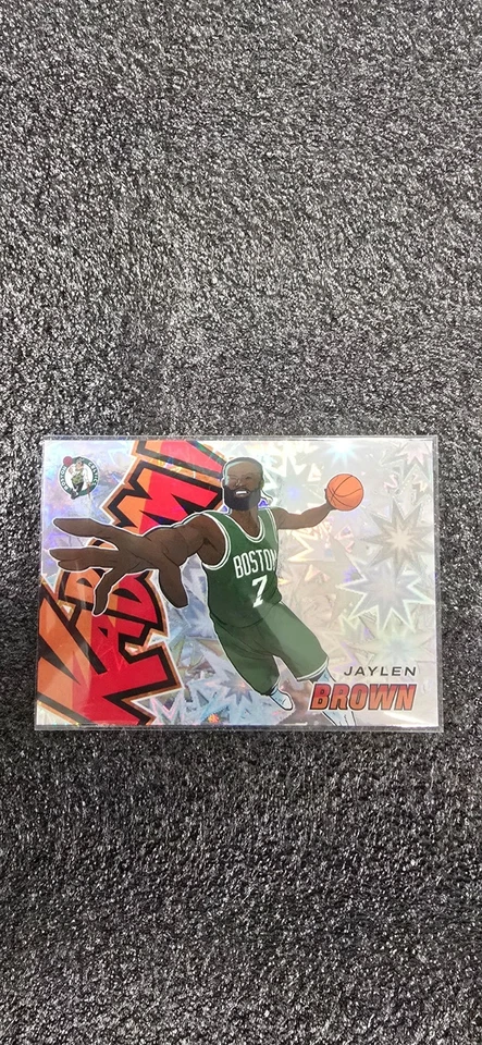 2024-25 Panini Revolution Boston Celtics Jaylen Brown Horizontal KABOOM! #6 SSP - Image 4