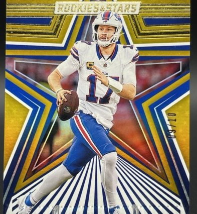 2024 Panini Rookies & Stars - Gold - Josh Allen #11 9/10 ***RARE One of a Kind