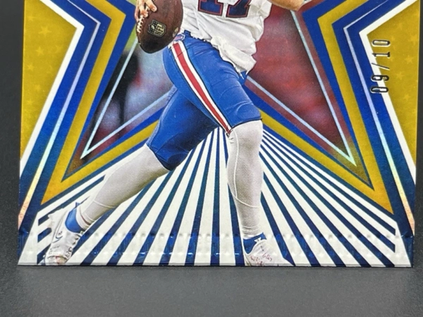 2024 Panini Rookies & Stars - Gold - Josh Allen #11 9/10 ***RARE One of a Kind - Image 4