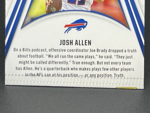 2024 Panini Rookies & Stars - Gold - Josh Allen #11 9/10 ***RARE One of a Kind - Image 3