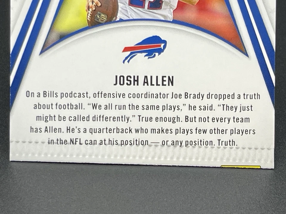 2024 Panini Rookies & Stars - Gold - Josh Allen #11 9/10 ***RARE One of a Kind - Image 3