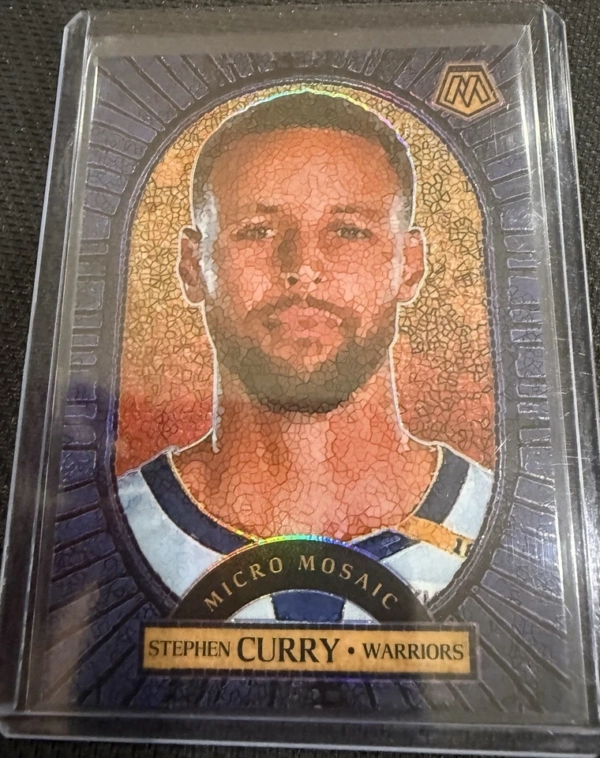 Stephen Curry 2024-25 Panini Mosaic Basketball Micro Mosaic SSP Case Hit Rare - Image 3