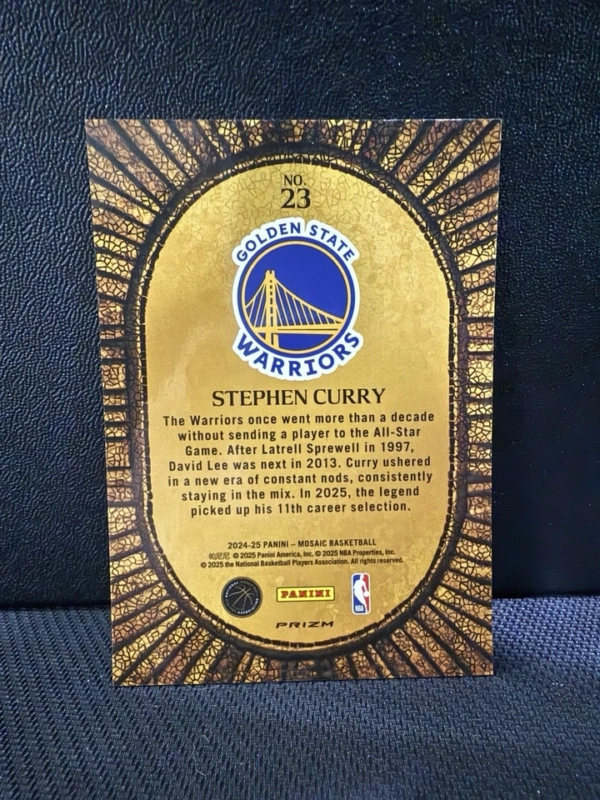 Stephen Curry 2024-25 Panini Mosaic Basketball Micro Mosaic SSP Case Hit Rare - Image 2