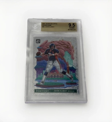 Donruss Optic Downtown John Elway BGS 9.5