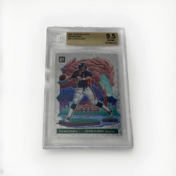Donruss Optic Downtown John Elway BGS 9.5