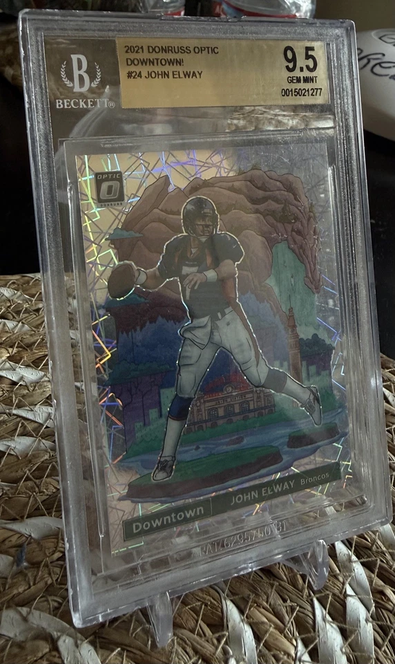 Donruss Optic Downtown John Elway BGS 9.5 - Image 5