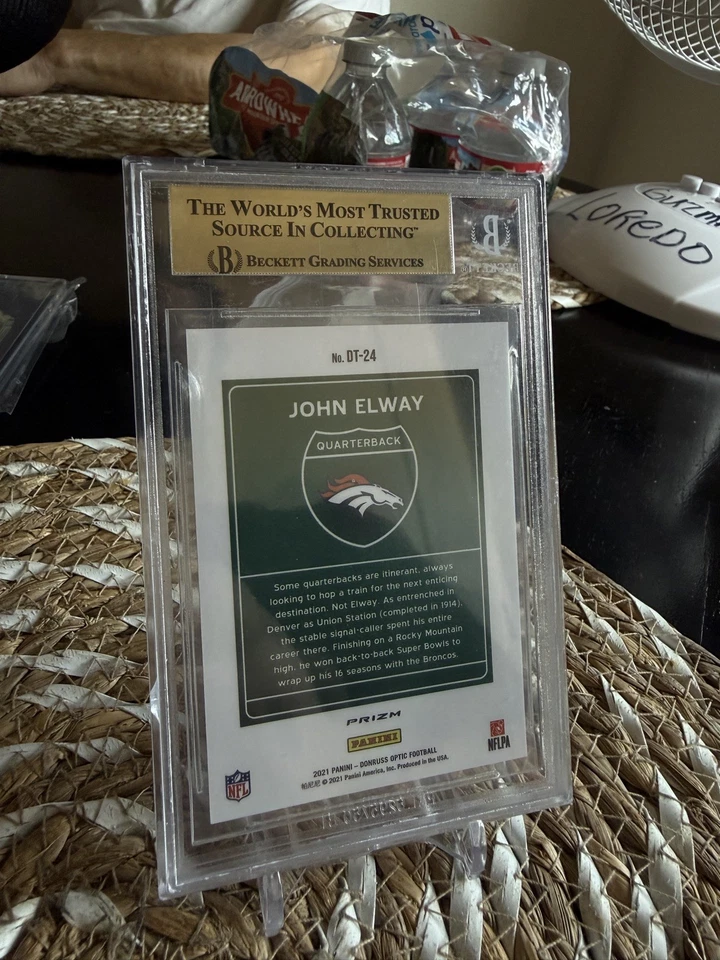 Donruss Optic Downtown John Elway BGS 9.5 - Image 4