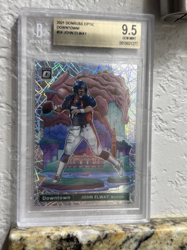 Donruss Optic Downtown John Elway BGS 9.5 - Image 2