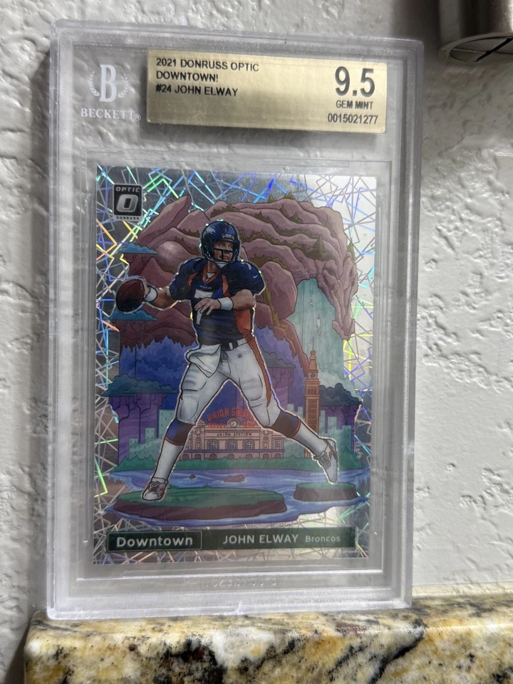 Donruss Optic Downtown John Elway BGS 9.5 - Image 2