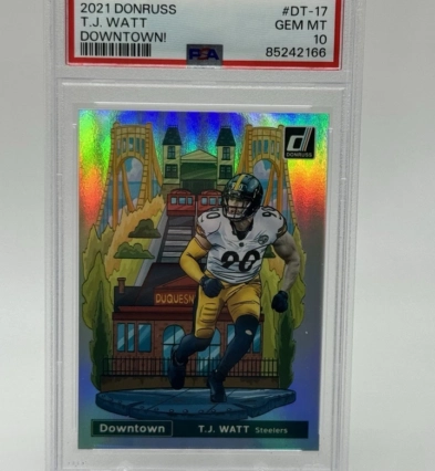 2021 Panini Donruss Optic - Downtown T.J. Watt #DT-17