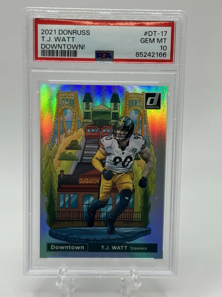 2021 Panini Donruss Optic - Downtown T.J. Watt #DT-17