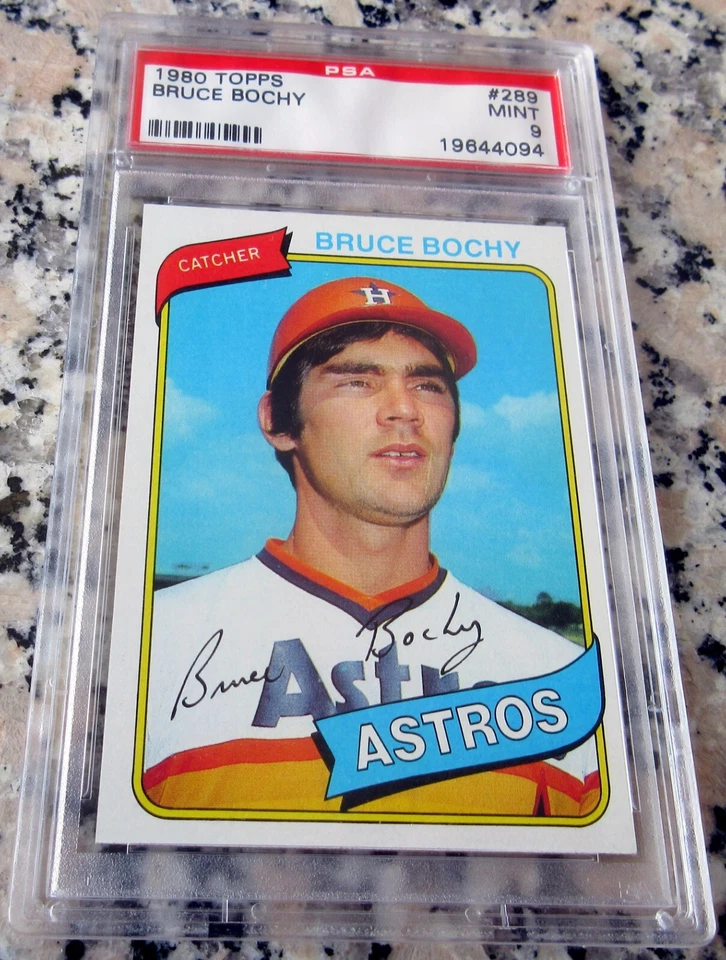 BRUCE BOCHY 1980 Topps 2nd Year Astros PSA 9 MINT POP 474xWS Champs Rangers$