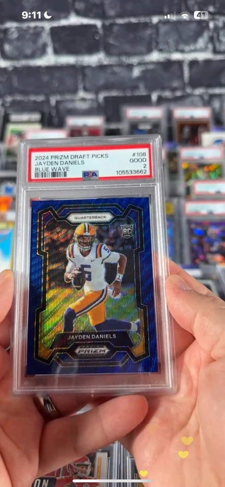 2024 Panini Prizm Draft Picks Jayden Daniels /249 PSA 2